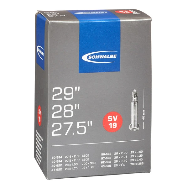 Schwalbe SCHLAUCH NR. 19 Fahrradschlauch SCLAVERANDVENTIL 1 Schwalbe SCHLAUCH NR. 19 Fahrradschlauch SCLAVERANDVENTIL