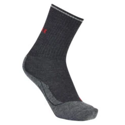 Falke TK2 WOOL SILK Damen Wandersocken ANTHRA MELANGE