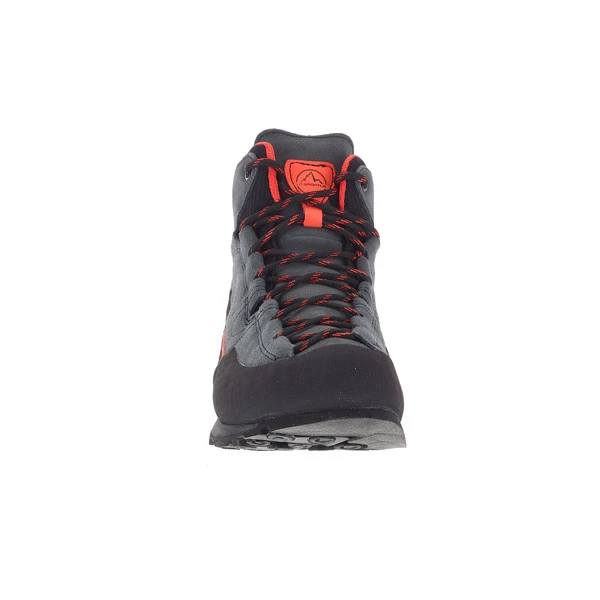 La Sportiva BOULDER X MID Herren Zustiegsschuhe CARBON/FLAME 4 La Sportiva BOULDER X MID Herren Zustiegsschuhe CARBON/FLAME – Bild 4