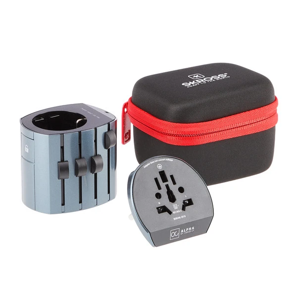 SKROSS ALPHA BY SKROSS Reisestecker GREY METALLIC 1 SKROSS ALPHA BY SKROSS Reisestecker GREY METALLIC