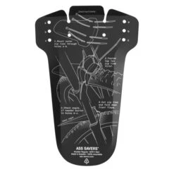 Ass-savers Ass Savers MFR-1 MUDDER, SPRITZSCHUTZ VR Schutzblech BLACK -Frilufts Outdoor Deutschland Verkaufs-Shop 5637926372 c ass savers mfr1 mudder ass savers 24