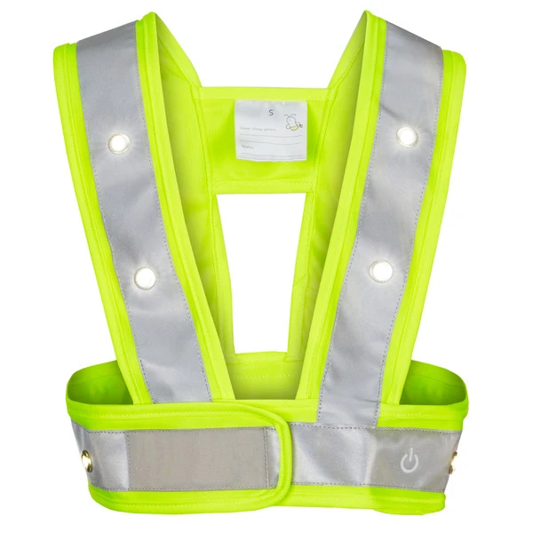 HeyReflect LED HIGH VISIBILITY VEST Kinder Weste GELB 4 HeyReflect LED HIGH VISIBILITY VEST Kinder Weste GELB – Bild 4