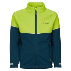 Vaude QIMSA SOFTSHELL JACKET Kinder Softshelljacke CHUTE GREEN