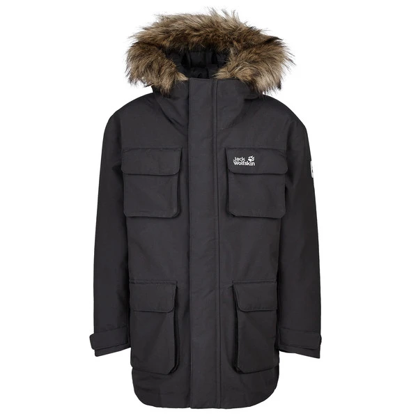 Jack Wolfskin GLACIER PEAK PARKA K Kinder Winterjacke PHANTOM 1 Jack Wolfskin GLACIER PEAK PARKA K Kinder Winterjacke PHANTOM