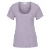 Tentree W HEMP SCOOP NECK T-SHIRT Damen T-Shirt PURPLE ASH