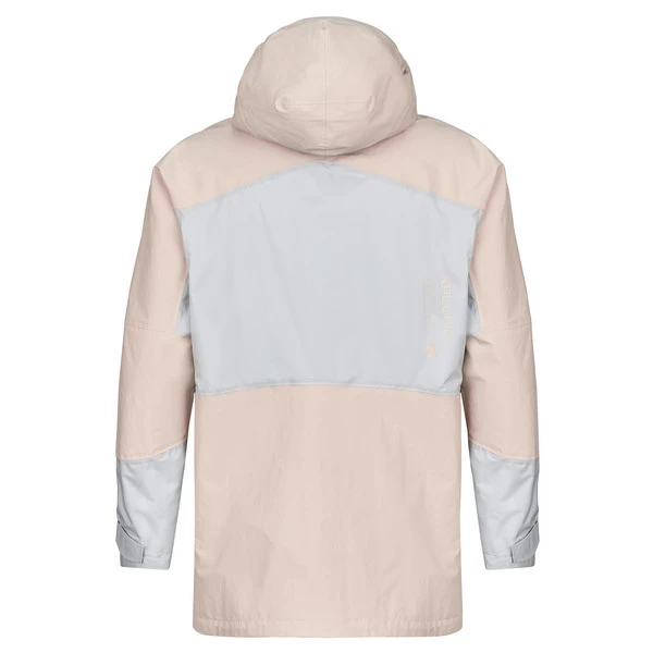 Adidas TERREX XPLORIC RAIN.RDY HIKING JACKET PLUS SIZES Damen Regenjacke WONDER SILVER/WONDER BEIGE – Bild 2