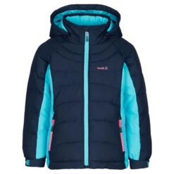 Kamik AAYLA Kinder Skijacke MIDNIGHT/CYAN-MINIUT/CYAN