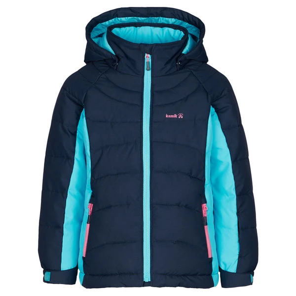 Kamik AAYLA Kinder Skijacke MIDNIGHT/CYAN-MINIUT/CYAN 1 Kamik AAYLA Kinder Skijacke MIDNIGHT/CYAN-MINIUT/CYAN