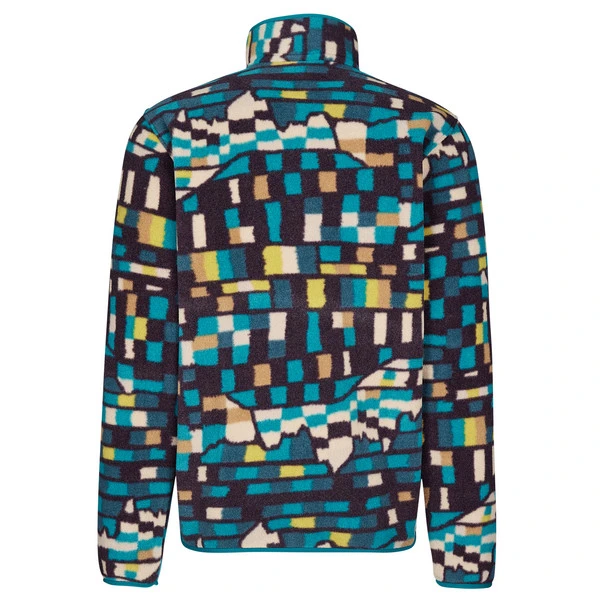 Patagonia M' S LW SYNCH SNAP-T P/O Herren Fleecepullover FITZ ROY PATCHWORK: BELAY BLUE – Bild 2