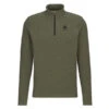 Odlo MID LAYER 1/2 ZIP ROY Herren Fleecepullover MATTE GREEN - DEEP DEPTHS