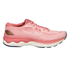 Mizuno WAVE SKYRISE 4 Damen Laufschuhe PBUD / VAPORGRAY / PEACHBLOS