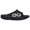 OOFOS OOAHH SPORT Unisex Freizeitsandalen BLACK/WHITE