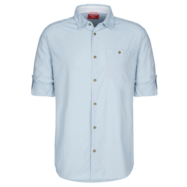 Craghoppers NOSILIFE NUORO LONG SLEEVED SHIRT II Herren Outdoor Hemd NIAGARA BLUE