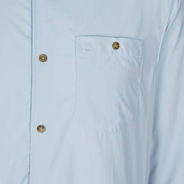 Craghoppers NOSILIFE NUORO LONG SLEEVED SHIRT II Herren Outdoor Hemd NIAGARA BLUE – Bild 4