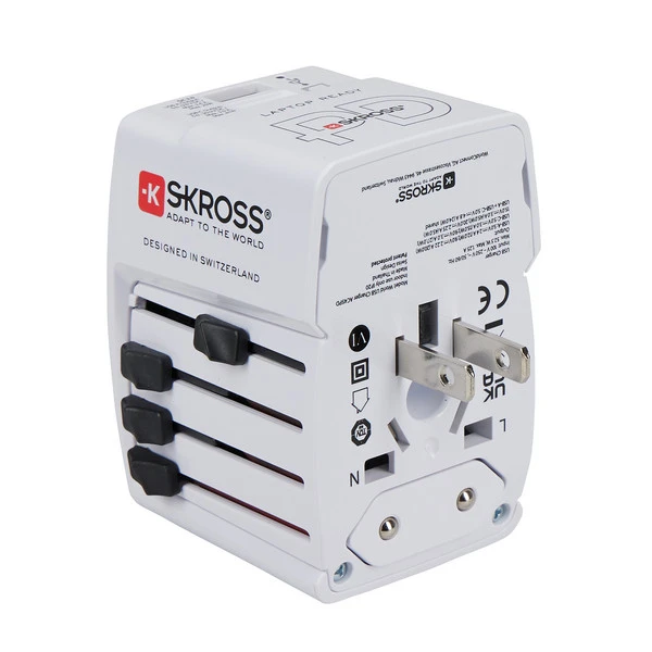 SKROSS WORLD USB CHARGER AC45PD WITH USB-C CABLE Reisestecker WEIß 2 SKROSS WORLD USB CHARGER AC45PD WITH USB-C CABLE Reisestecker WEIß – Bild 2